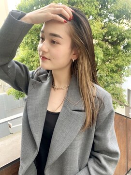 アリゲート ダイカンヤマ(Ari gate daikanyama) 切りっぱなしロブ×インナーブロンド