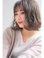 ボブパーマ　大人可愛いボブ