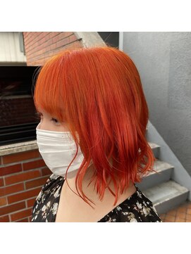 ヘアリゾートエーアイ 西日暮里店(Ai) ダブルカラー/切りっぱなしボブ［西日暮里/日暮里/田端]