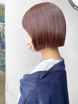 ヘアーメイクオズ(hair make O/S) 切りっぱなし&秋ブラウン