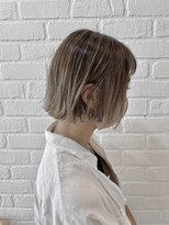 デイジー インデックスヘア 大島店(DAISY index hair)&nbsp;マッシュウルフ_クリアベージュマッシュショートボブウルフ