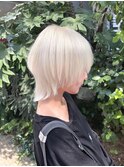 ホワイトカラー×ウルフカット