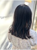 2月　ヘアスタイル  イメチェン　モードヘア　ダークアッシュ