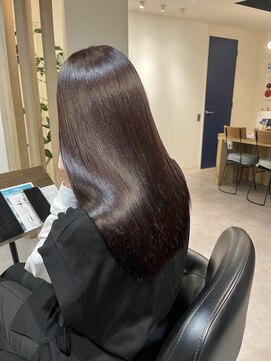 アイ 代々木公園(aye) 赤味カラー×【髪質改善】酸性ストレート