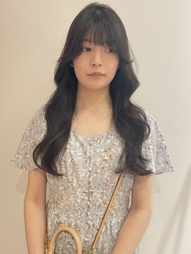 ヨーク(YOKE) 【 YOKE 】レイヤーロング韓国顔まわり小顔大人かわいい