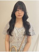 【 YOKE 】レイヤーロング韓国顔まわり小顔大人かわいい