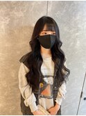 #名古屋#栄#プルエクステ#ロングヘア#黒髪#韓国風#モテロング