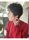 ショートヘア/ハンサムショート/ショートパーマ