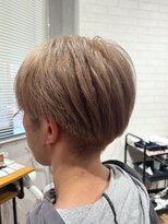 ビスイル 秋葉原店(Vis ill) ミルクティー/メンズ/マッシュショート/ウルフ/ケアブリーチ