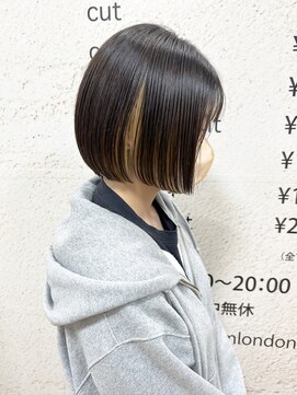 モリオ フロム ロンドン サッポロファクトリー店(morio FROM LONDON) 【morio】札幌ボブ かわいい丸みのぱつっとナチュラルボブ