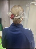 成人式*卒業式ヘアアレンジ/着物ヘア/振袖