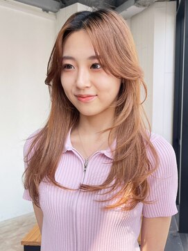 アイティーバイアルバム 松戸店(IT by ALBUM) レイヤーロングカーキベージュニュアンスカラー_ba484841