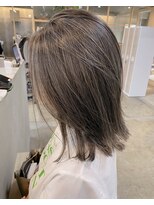 フリーラ 横浜(freera)&nbsp;黒髪/グレーベージュ/レイヤーロング/前髪パーマ[横浜駅]