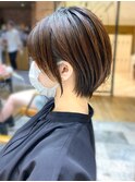 みねスタイル♪ 似合わせ ショート ボブ 30代 40代 小顔 新宿