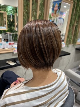 イメージア 町田店(IMAGE A) ショートボブナチュラルブラウン@30代40代50代60代