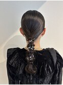 編みおろしアレンジ