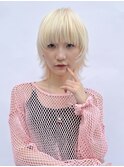 ワイドバング/外ハネレイヤー/ソフトウルフ