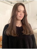ベージュカラーハイトーンカラー透明感カラー名古屋