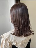 浦安/フェイスフレーミング/マロンベージュ/細めハイライト