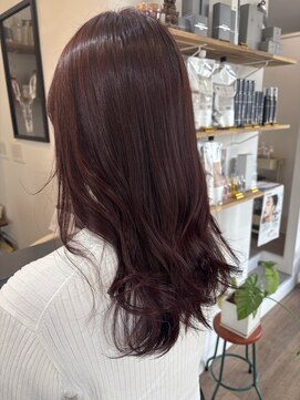 ヘアーウィンクルム(HAIR VINCULUM) 艶感増し増しピンクブラウン