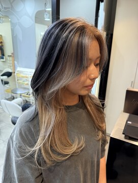 インデックスヘアーユー 錦糸町店(in'dex hair - U) 髪質改善グレージュカラーカーキベージュレイヤーロング錦糸町