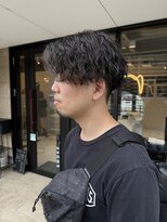 髪屋 紬&nbsp;メンズ/メンズパーマ/メンズカット/波巻きパーマ