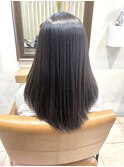 髪質改善×オリーブブラウン