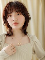 カバーヘア ブリス 大宮西口(COVER HAIR bliss)&nbsp;インナーカラーハッシュカットウルフパーマTd2大宮20代30代40代