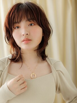 カバーヘア ブリス 大宮西口(COVER HAIR bliss) インナーカラーハッシュカットウルフパーマTd2大宮20代30代40代