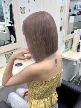 ラピス 池袋(Lapis) グレージュ×ボブ