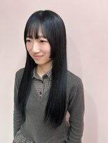 ルーム シンサイバシ(room shinsaibashi)&nbsp;【room.shinsaibashi/植松さくら】ブルーブラック　艶カラー