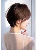 前髪あり大人小顔ショートボブ 30代40代50代【AIN.表参道】川原