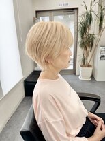 エルエスヘアー(LS HAIR) 【片山陽基】ハイトーンくびれショート◎ホワイトベージュ