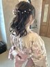 【浴衣】着付け＋ヘアセット（※浴衣は持参ください）　
