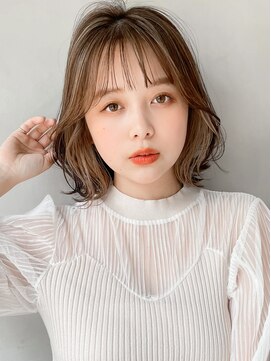 リヤン 表参道(lyann) 大人ガーリーダークアッシュ似合わせカットイヤリングカラーa