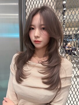 ロンドメリア 天神大名店(Lond Melia) 黒髪カタログ/オリーブグレー/ココアベージュ/に見せるヘア