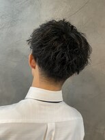 宮崎理容院 オークス店 【メンズ】アップバングショート3