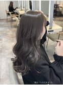 ブリーチなしグレージュカラー×レイヤーカットでイメチェンヘア