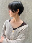 【morio】刈り上げない綺麗でかっこいい黒髪ショート♪