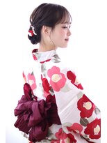 マルシェ(marche)&nbsp;20代30代40代　アップスタイル　浴衣　ヘアセット　浴衣着付け