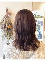 リエットヘアー 西尾市杢左店(Lie-et. hair) フェミニン×ココアべージュ/ミディアム/パーマ/ウェーブ巻き