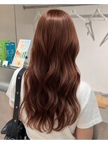 ビーハイブ 仙台駅前店(Behive)&nbsp;オレンジ/レッド/ブラウン/ベージュ/ロングパーマ/20代30代40代
