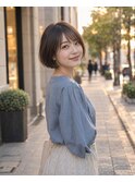 レイヤーボブ髪型20代30代40代50代前髪あり前髪なし面長丸顔蕨駅