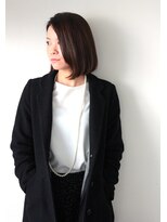 ホワイトルーム(White Room)&nbsp;フェミニンなナチュラルボブ♪