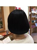 鹿沼で唯一本格ヘッドスパが出来る美容室　シンプルボブ