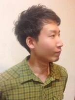 美容室 プラス ワン(PLUS ONE)&nbsp;外国人風ツーブロックパーマスタイル