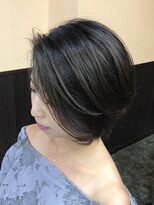 ヒスヘアー クリエイティブスペース(hys hair creative space by lauto)&nbsp;クールグレーショートボブ