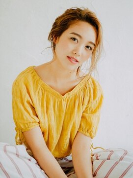 コレクション 船堀店(collection) 巻き髪アップ×かきあげバング