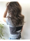 小顔に見せるヘア『ラベンダーブランジュグラデーション』MAKOTO
