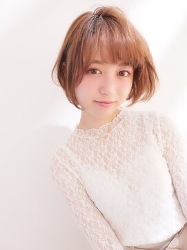 ヘアカラープラス 八千代台店 ヘルシーショートボブ